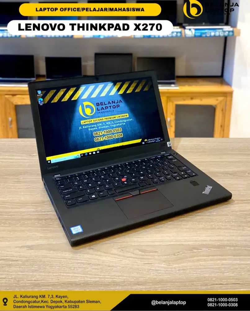 Lenovo Thinkpad X270/intel i7 gen 7/8GB/256GB/TERMURAH!!!