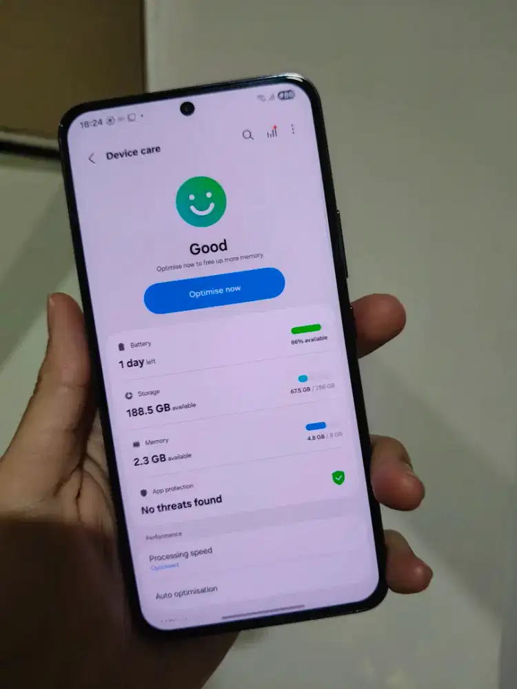 Samsung Galaxy S22 8/256GB - Basic Phantom Black (Fullset Mulus)