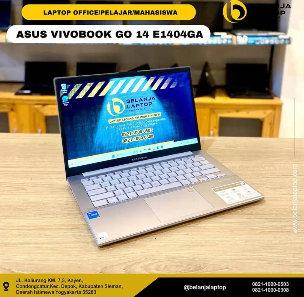 Asus Vivobook Go 14 E1404GA-FHD355 /Core i3-N305/8GB/256 GB SSD/GARANS