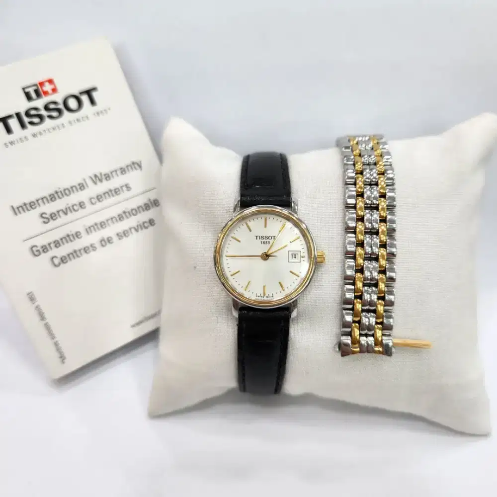 Tissot T825 Quartz Swiss Made Jam Tangan Wanita Original Ori Asli