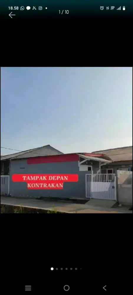 Kontrakan Kosong