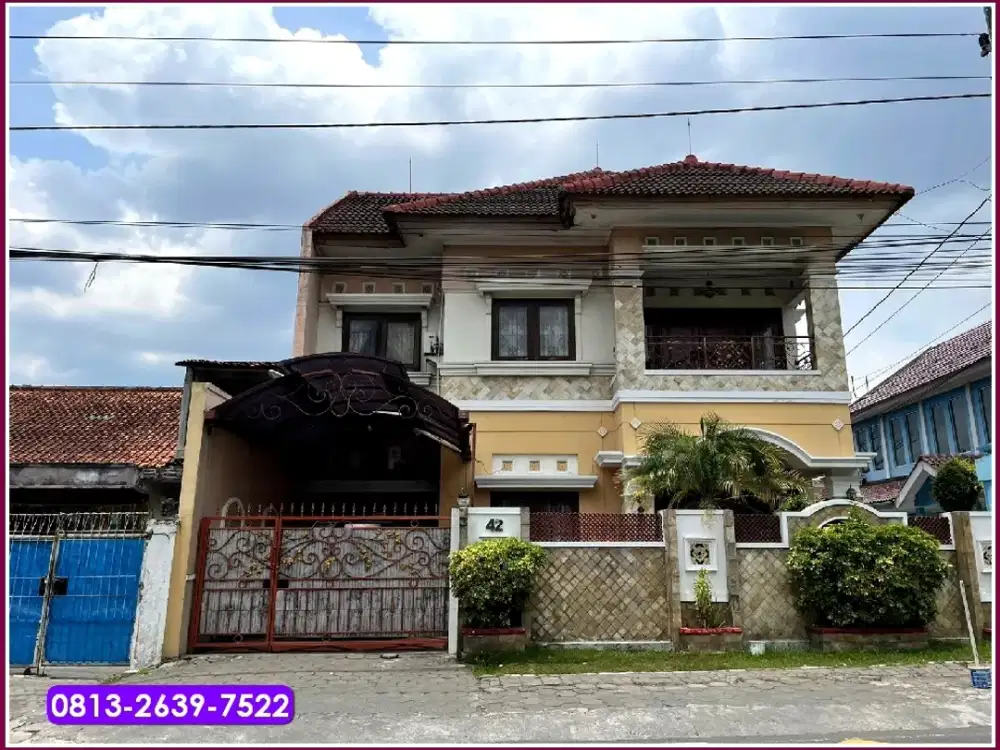 Rumah Muja Muju Jogja Mewah Hook siap Huni tepi jalan veteran umbulharjo