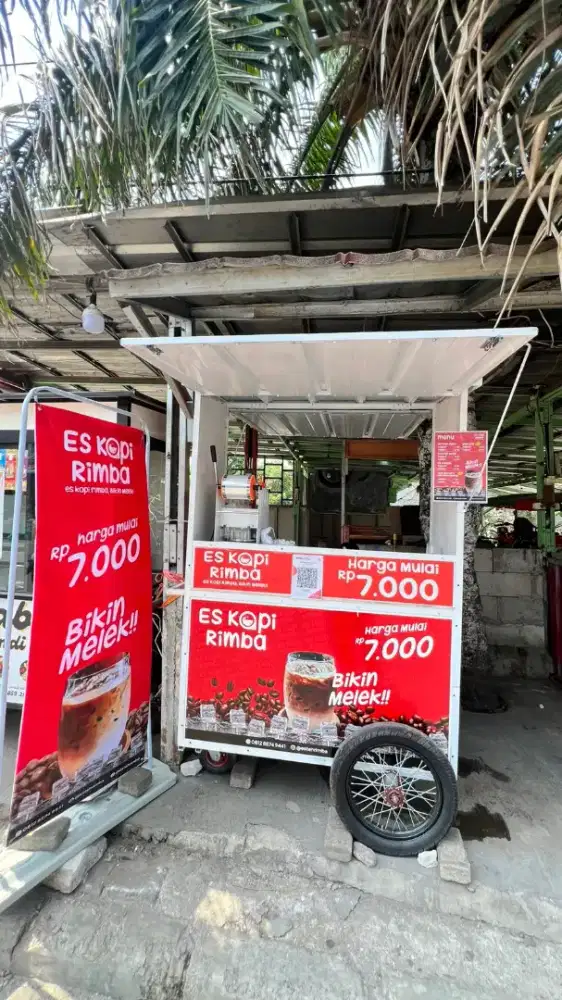 Loker  jaga booth kopi pondok ungu permai