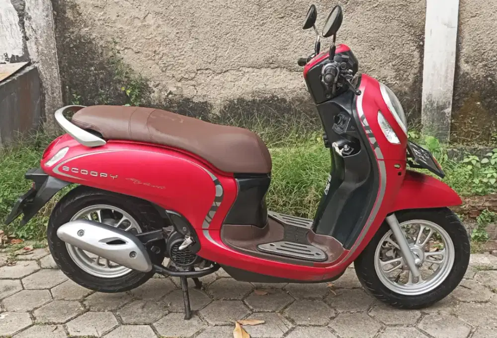 Scoopy New Stylish Keyless Plat A Cilegon Pajak ON Remot 2 Lok Serkot