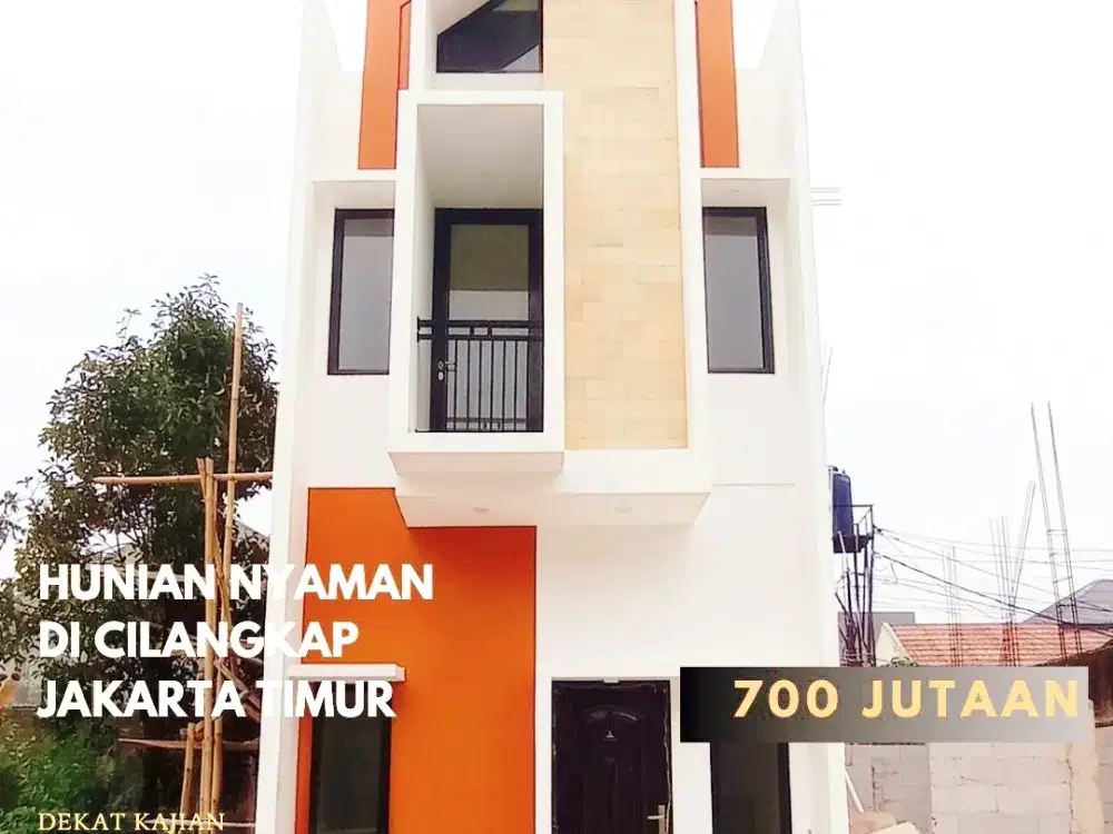 RUMAH 2 LANTAI CLUSTER CILANGKAP DEKAT TOL CIBUBUR