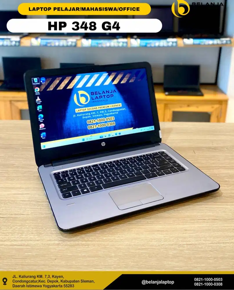 HP 348 G4/intel i5 gen 7/8GB/256GB/TERMURAH!!