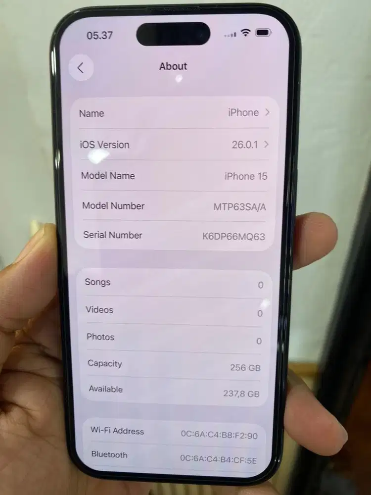 Iphone 15 256gb ex ibox