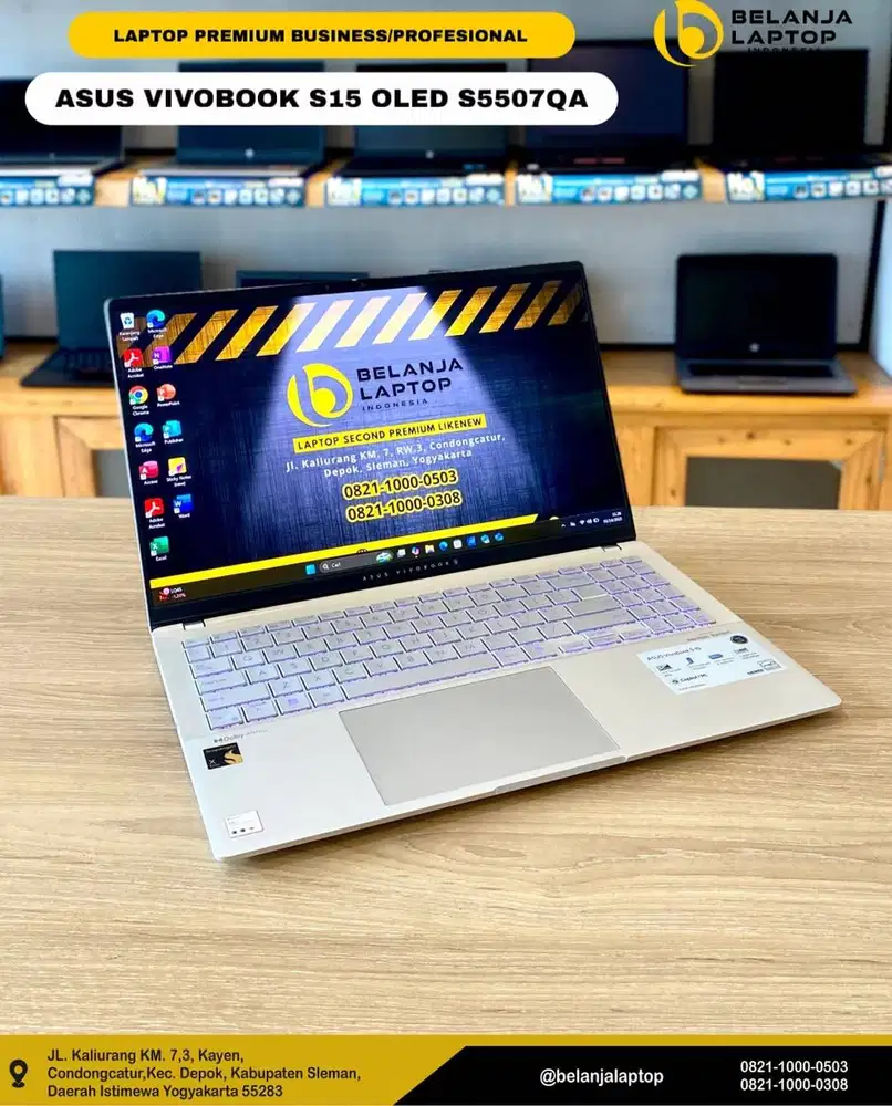 Asus Vivobook S15 S5507QA//32GB/1TB/OLED/LIKENEW/GARANSI 2027