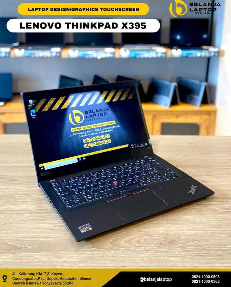 Lenovo ThinkPad X395/Ryzen 5 pro 3500U/16GB/256GB/TERMURAH!!