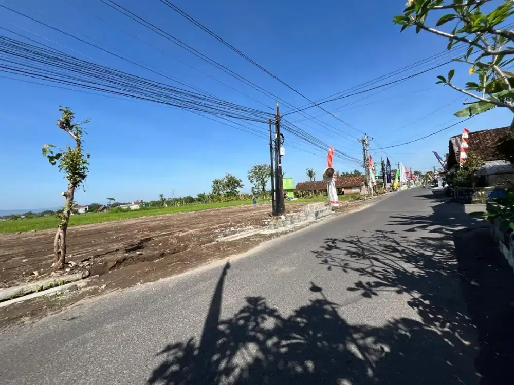 Tanah Jogja Tepi Aspal di Purwomartani Dekat SD Budi Mulia