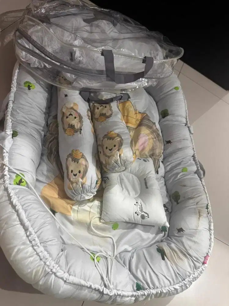 Tempat tidur bayi Bonus bantal dan kelambu