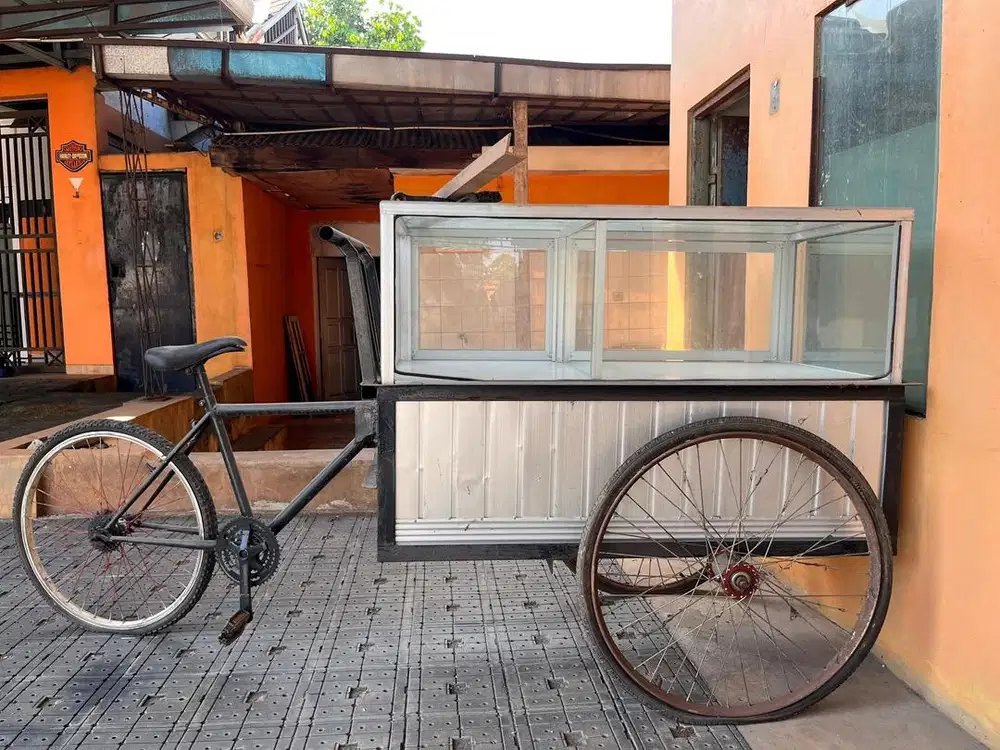 Jual Gerobak Jualan Daganganmu dengan etalase Bisa negooo!!