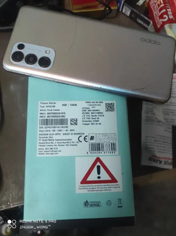 Oppo Reno 5 Ram 8/128Gb