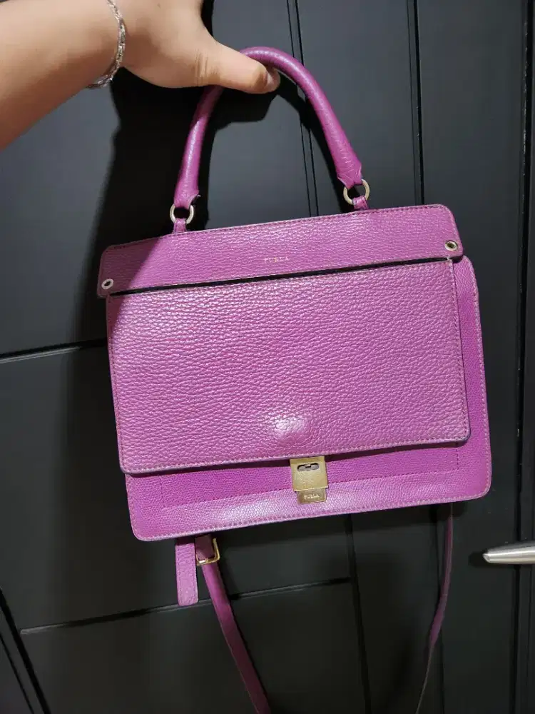 Furla original warna ungu tua