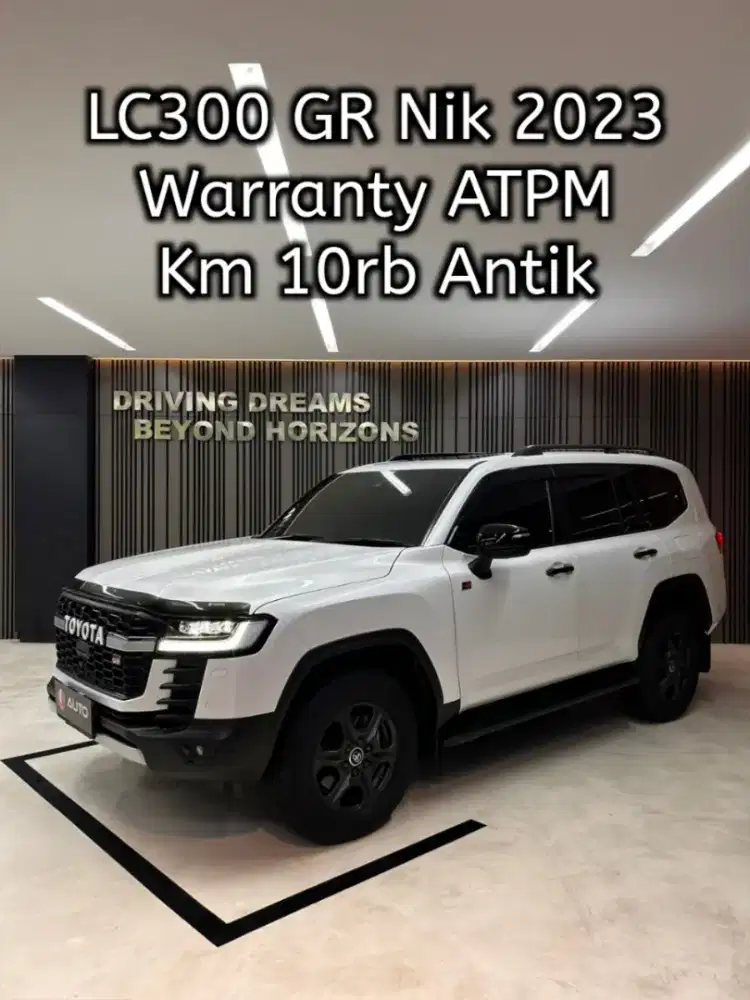 Toyota Land Cruiser LC300 GR 2024 Putih LC 300 Km10rb B889HJB Nik 2023