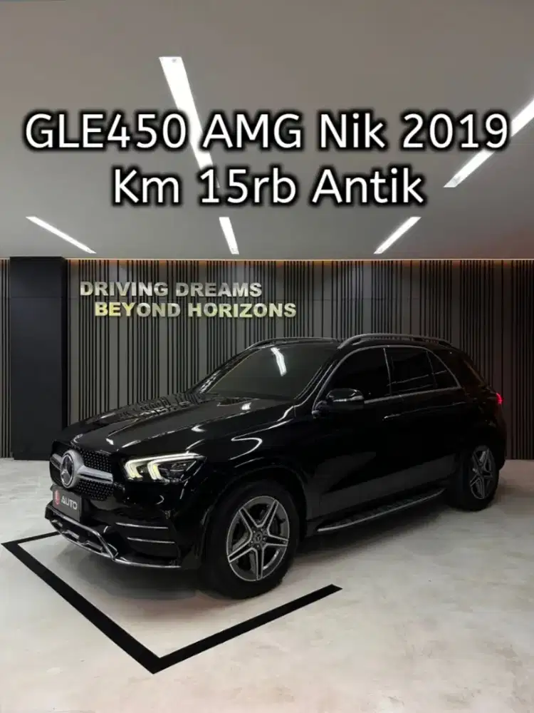 Mercedes Benz GLE 450 GLE450 AMG 2019 Hitam Mercy Km15rb B1602CJW