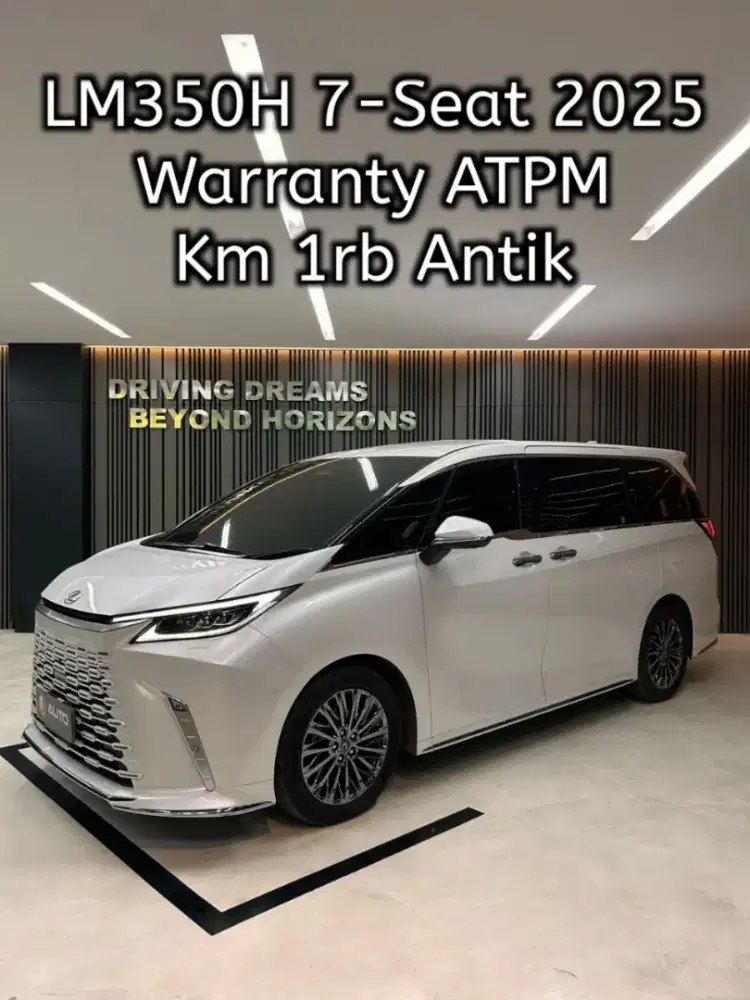Lexus LM350 Hybrid LM350H 2025 Putih 7-Seater Km1rb B588KIM Nik 2024