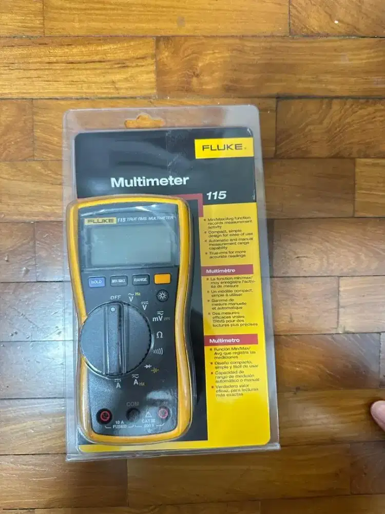 Fluke 115 true rms multimeter alat ukur listrik ac dc elektrik