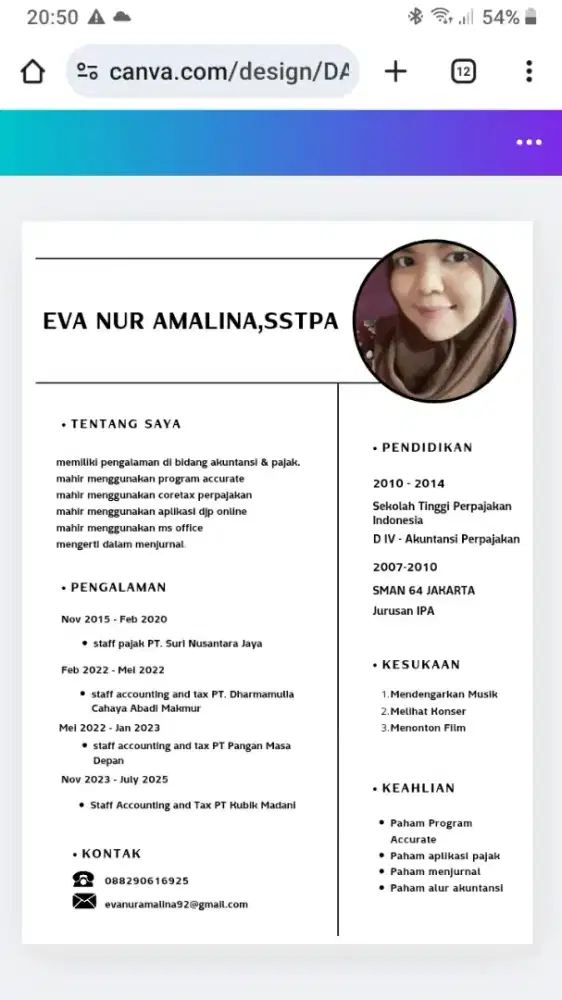 Melamar untuk Bagian Administrasi/Finance