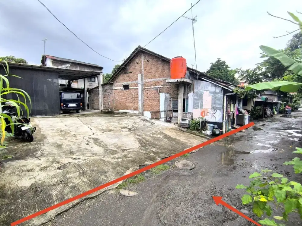 Rumah Sederhana Hitung Tanah Area Solo Dekat Stasiun Balapan