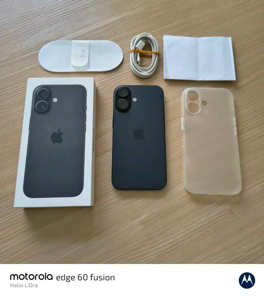 iPhone 16 128 Gb Bea Cukai Permanen Bh 93% Mulus Terawat Full Original