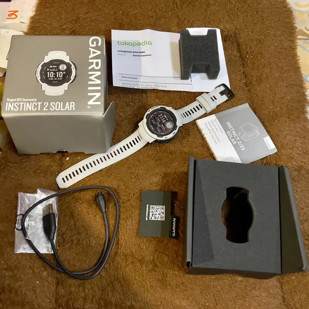 Smart watch garmin instinct 2 solar TAM langka masih garansi