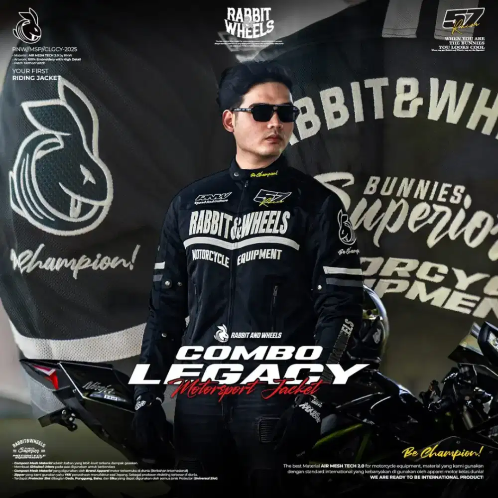 COMBO LEGACY BLACK RABBIT AND WHEELS ORIGINAL NEW