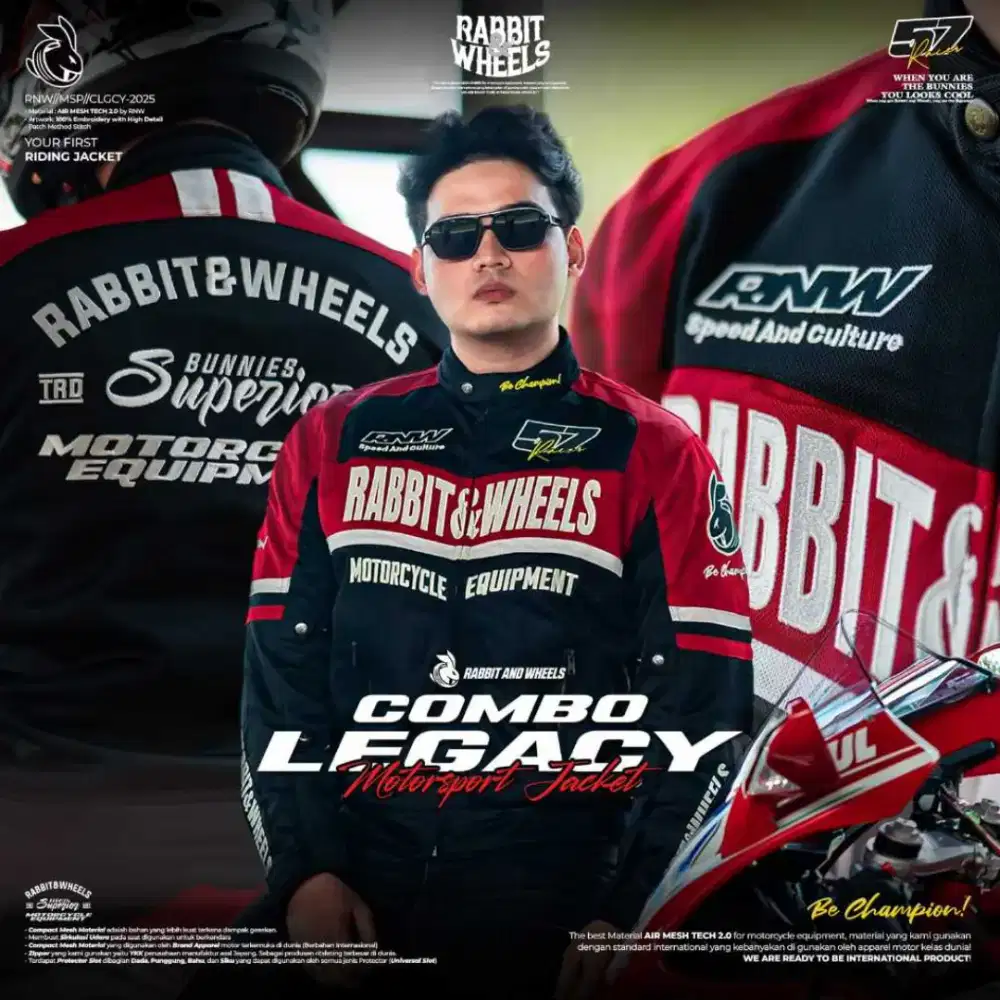 COMBO LEGACY RED RABBIT AND WHEELS ORIGINAL NEW