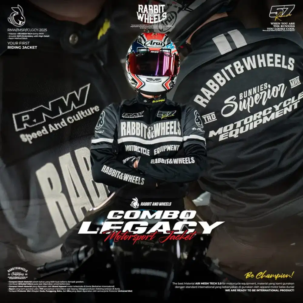 COMBO SARTHE GREY RABBIT AND WHEELS ORIGINAL NEW