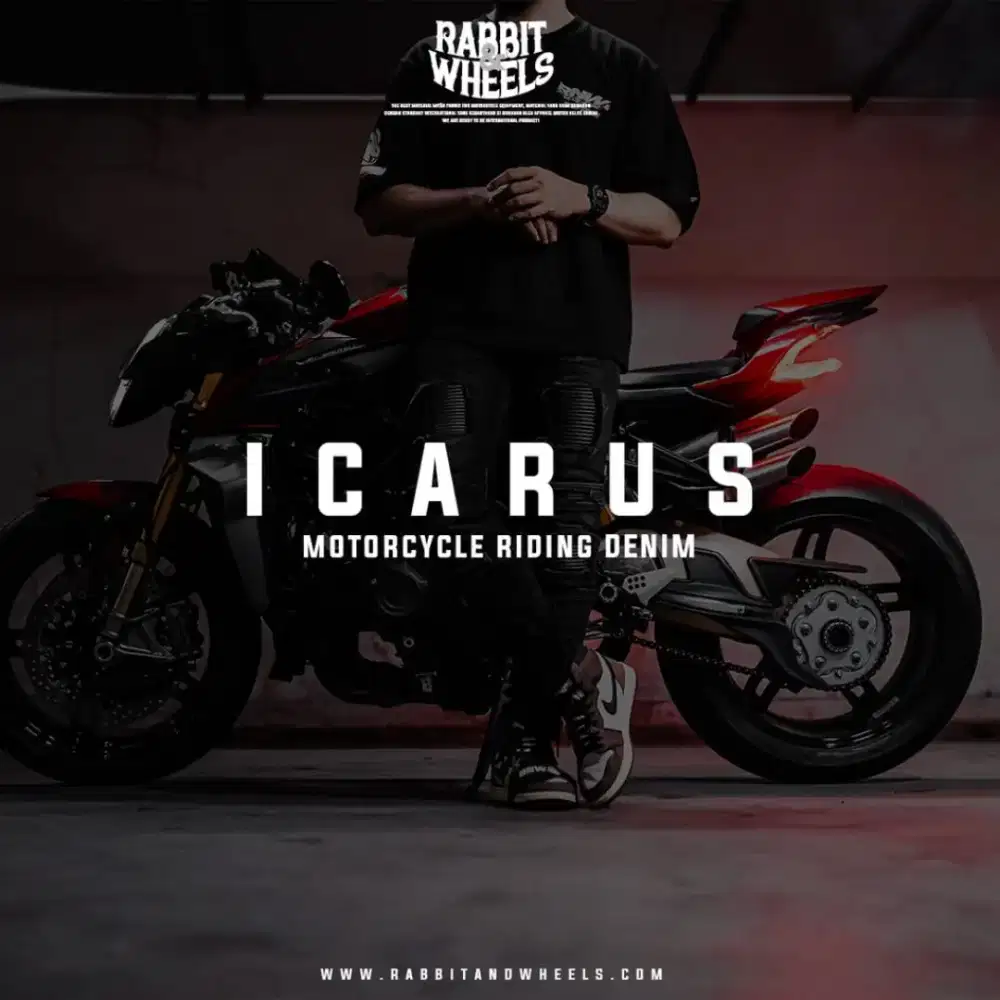 CELANA JEANS ICARUS RABBIT AND WHEELS ORIGINAL NEW