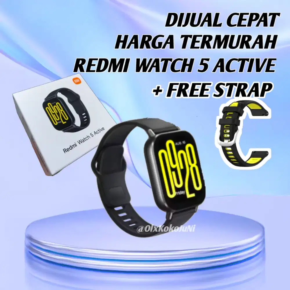 Redmi Watch 5 Active + Gratis Strap Jual Cepat