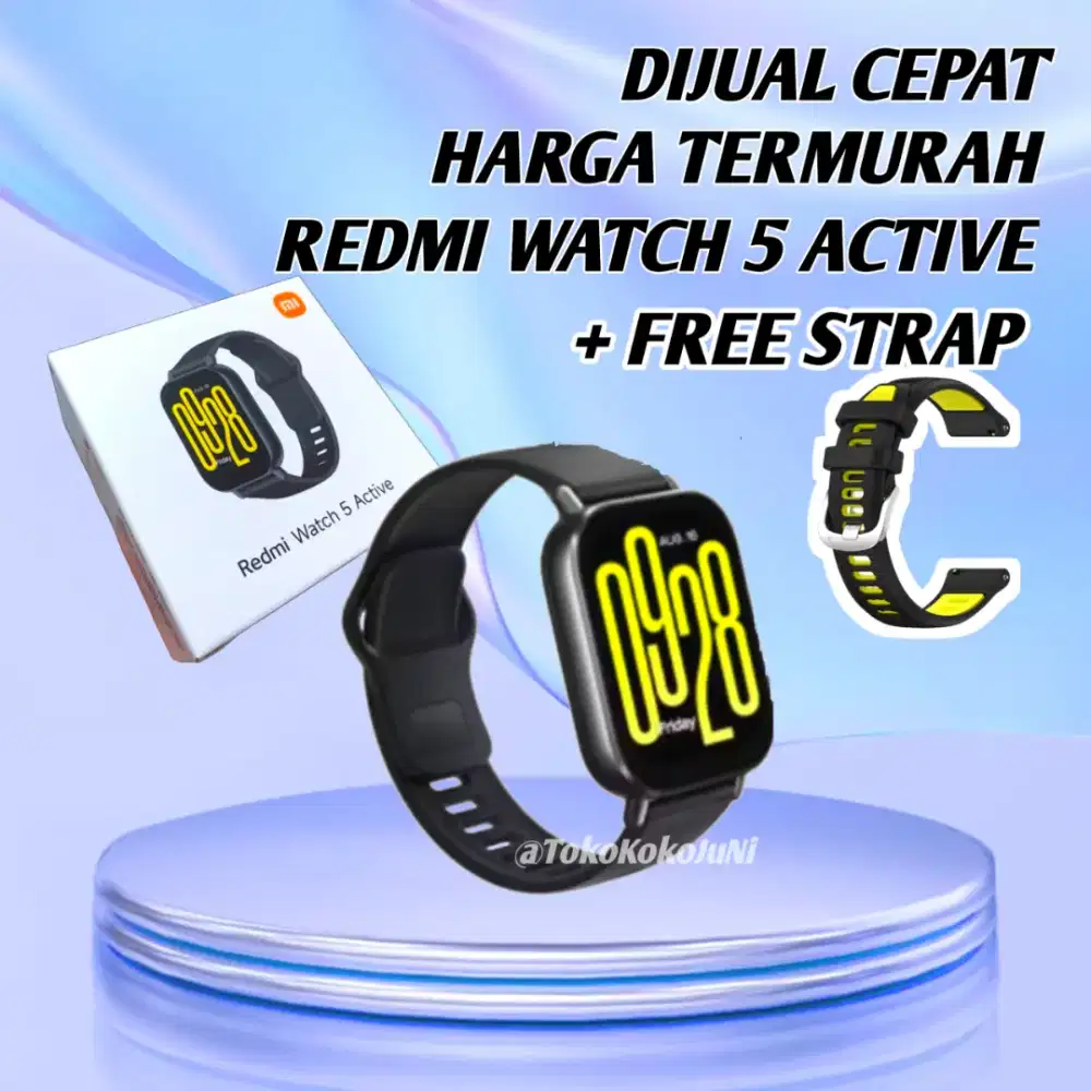 Redmi Watch 5 Active +Gratis Strap Garansi 100% Original