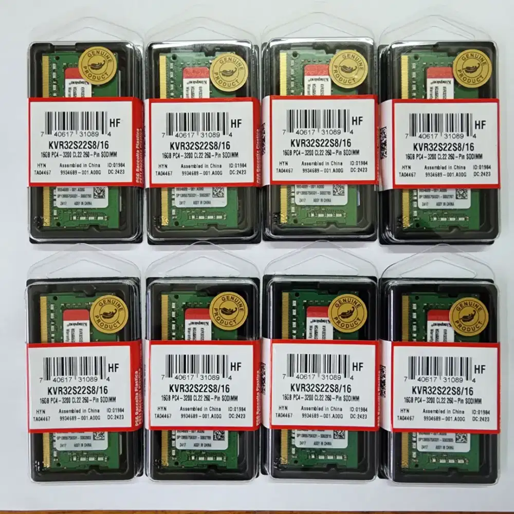 Memory Ram Kingston 16GB DDR4 PC 3200 SODIMM