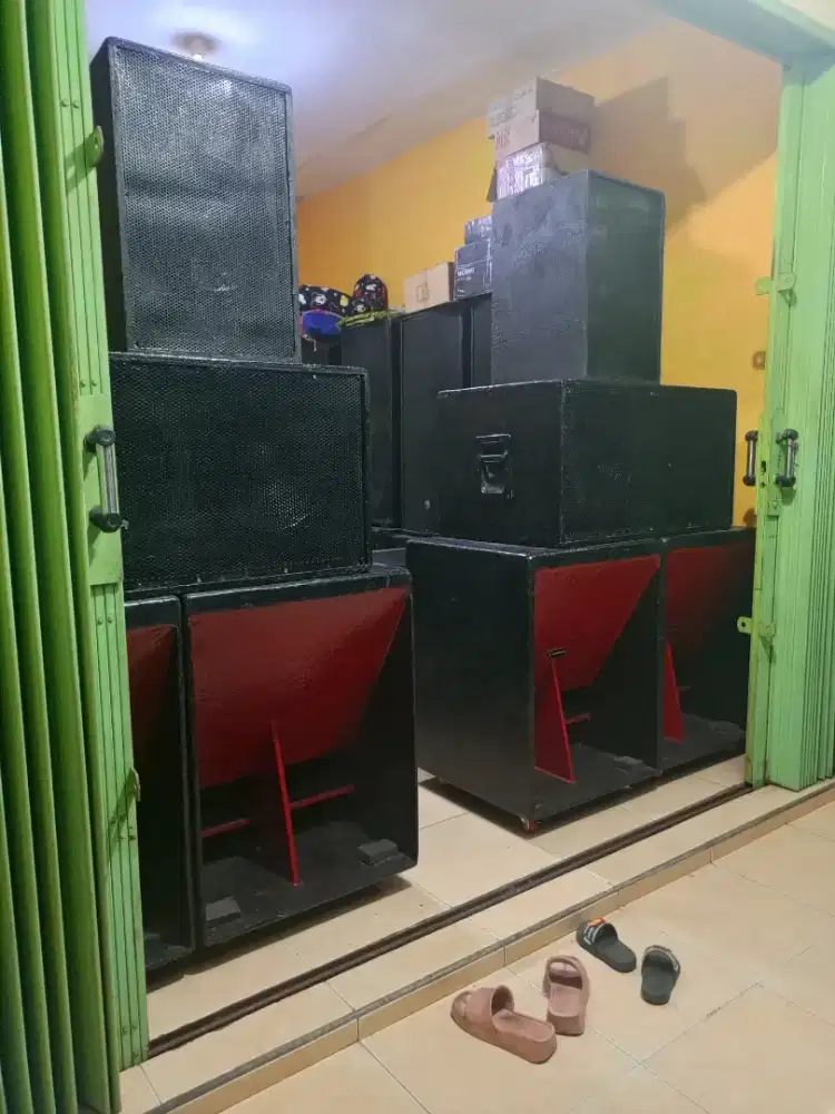 Speaker 12 Inch 2 Unit 15 Inch Double 2 Unit Dan 4 Unit Speaker Turbo