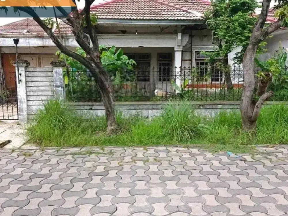 Jual cepat Rumah Hitung tanah murah Manyar Indah tengah kota Surabaya