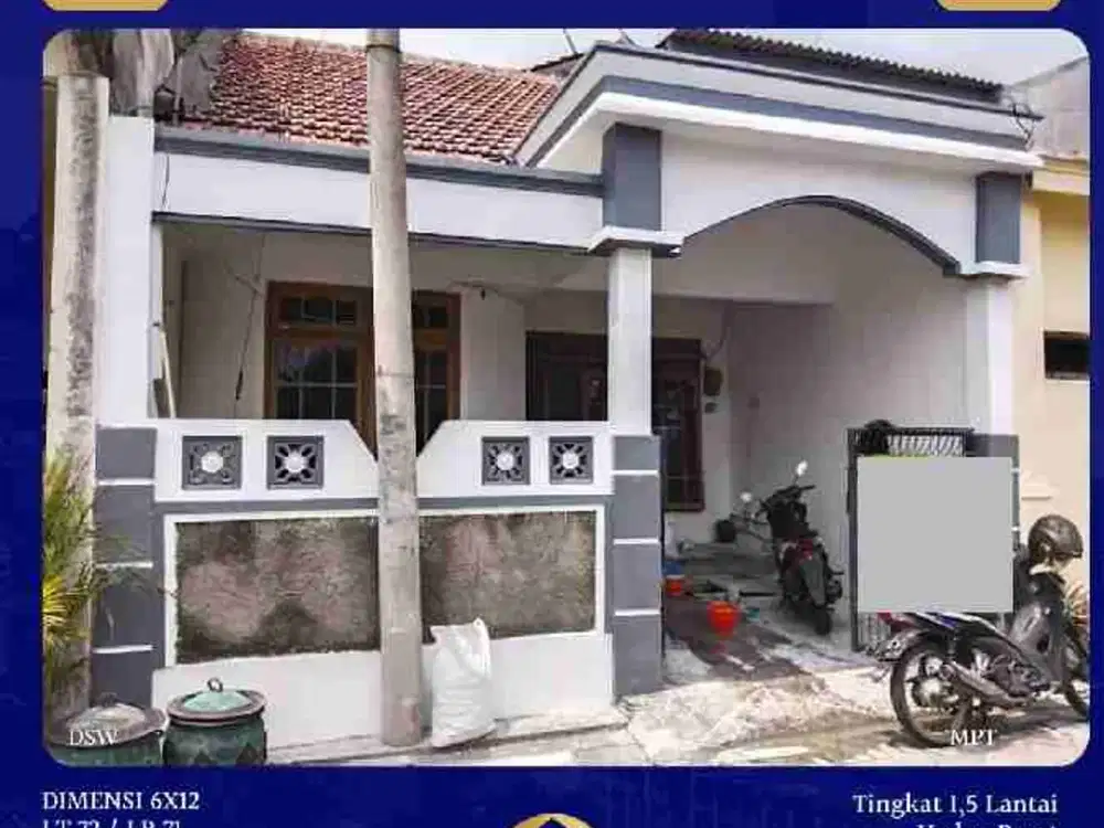 Rumah Dijual Sambikerep Surabaya Barat Dekat Citraland 1,5 Lantai Siap Huni