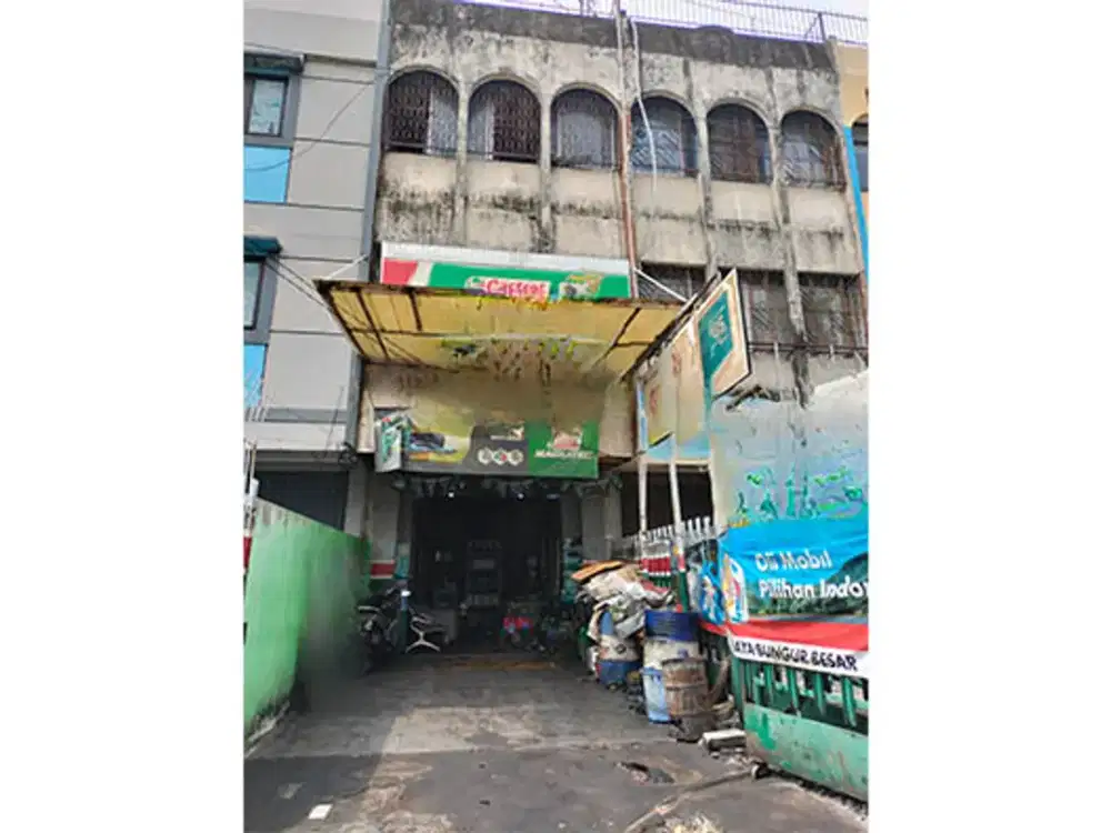 Di Sewakan Ruko Bungur Besar, Kemayoran lokasi Strategis Pinggir Jalan