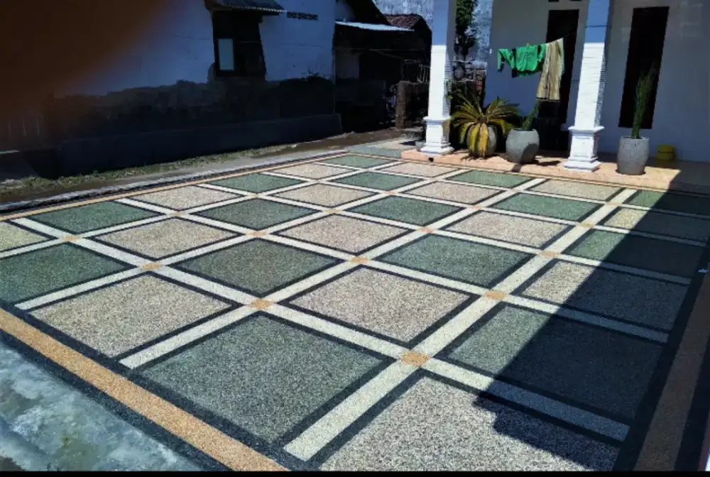 batu sikat dekorasi eksterior