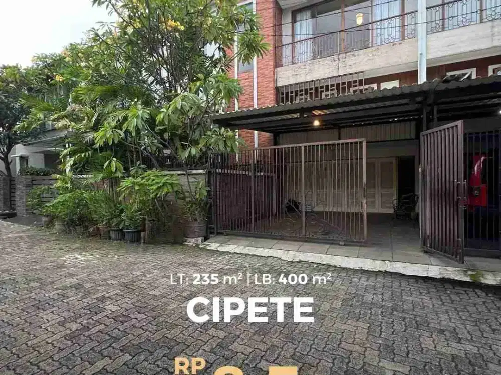 rumah dalam komplek di cipete deker MRT shm