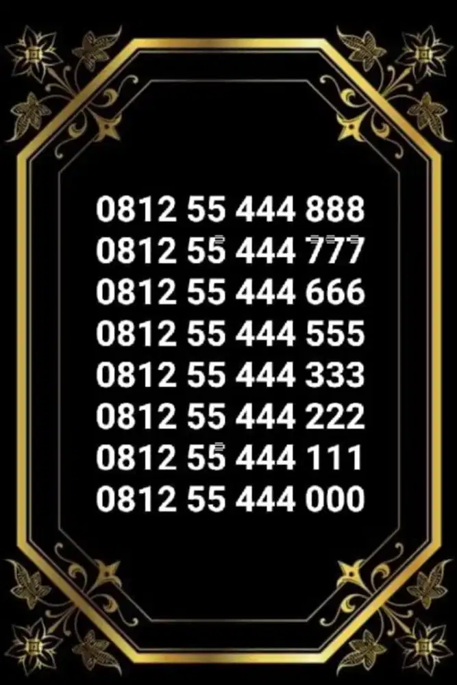 Simpati jadul nomor cantik