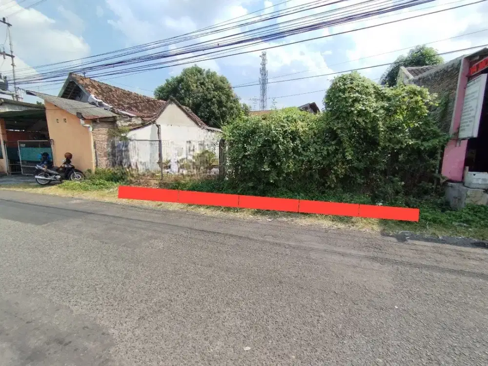 Tanah Pekarangan 218m² Strategis Dekat Sekolah dan Kampus Kota Solo