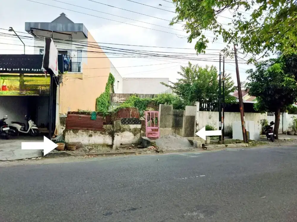 Tanah Pekarangan 169m² Strategis Tepi Jalan Cocok Untuk Usaha Solo