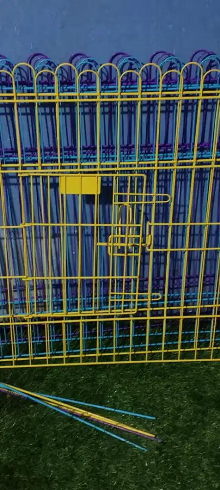 Kandang besi pagar octagon ori