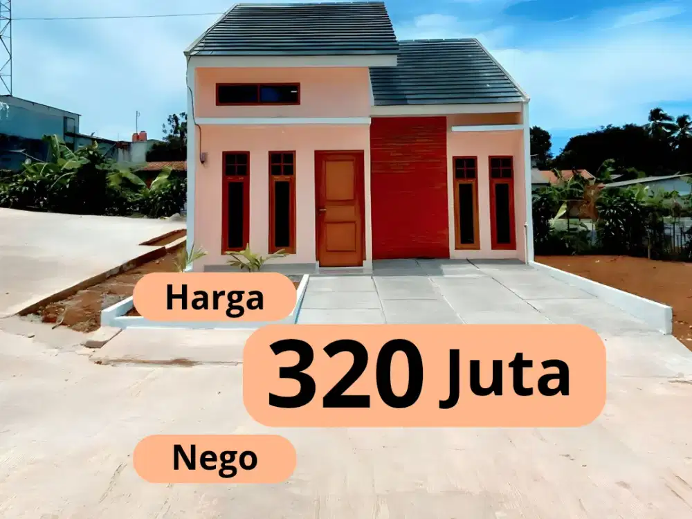 Rumah Murah 10 Menitan Dari Stasiun Cilebut