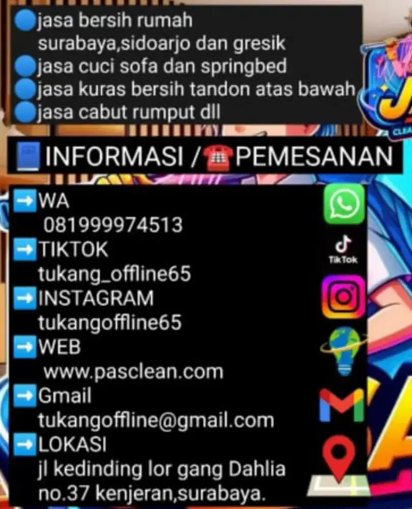 jasa bersih rumah Surabaya dan sekitarnya