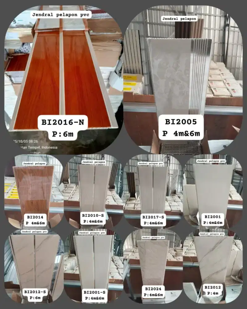 Jual material plapon pvc murah