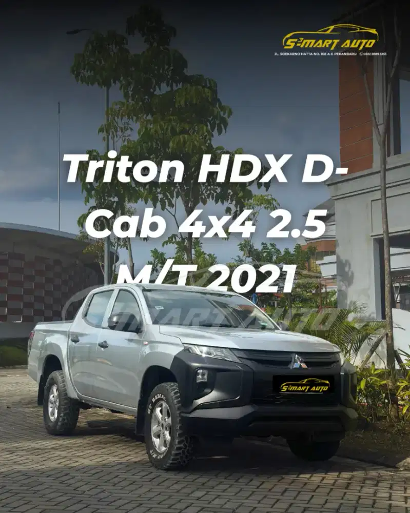DIJUAL TRITON HDX D-CAB 4X4 2.5 M/T 2021