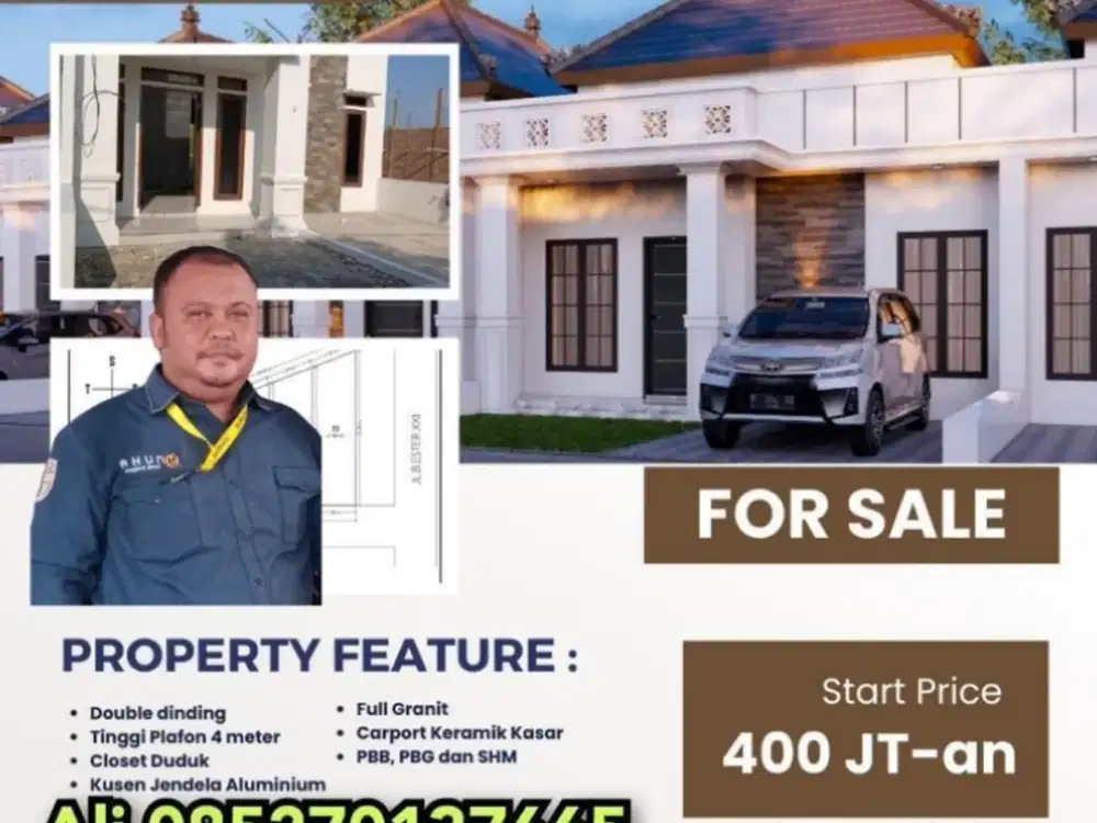 RUMAH MURAH PADANG BULAN MEDAN MULAI 400 JT-AN