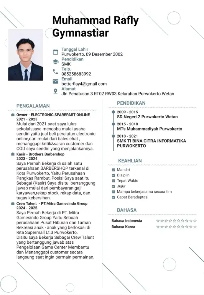 Tolong Bantu Rekrut Saya Pak/Bu,Terimakasih.