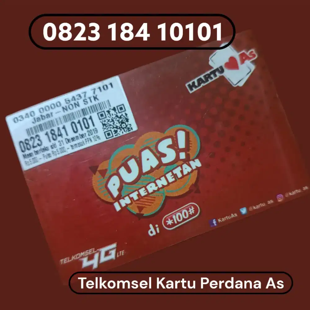 KARTU PERDANA AS NOMOR CANTIK